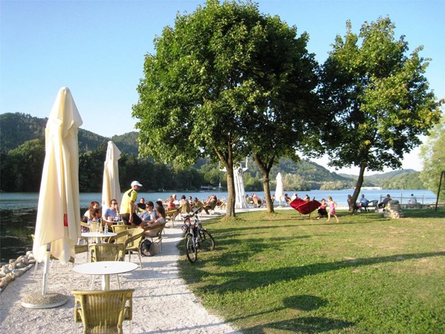 Der Fluss Drava