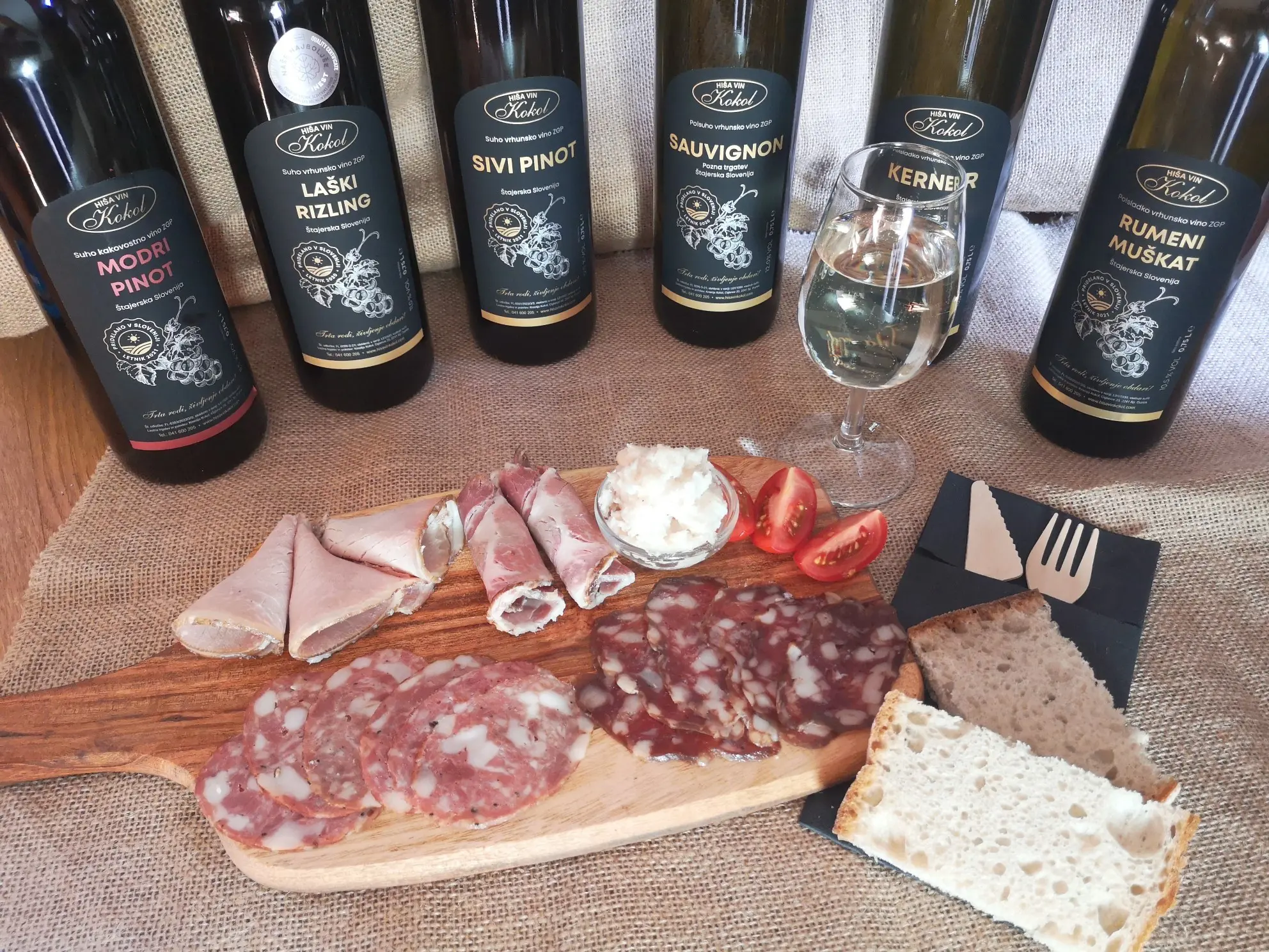 Viska Degustacija S Prigrizkom Hisa Vin Kokol Avtor Lastni Arhiv