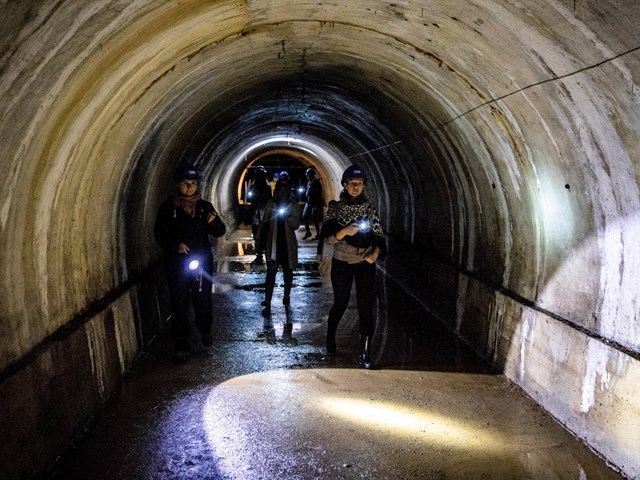 Underground tunnels – the Tezno zone
