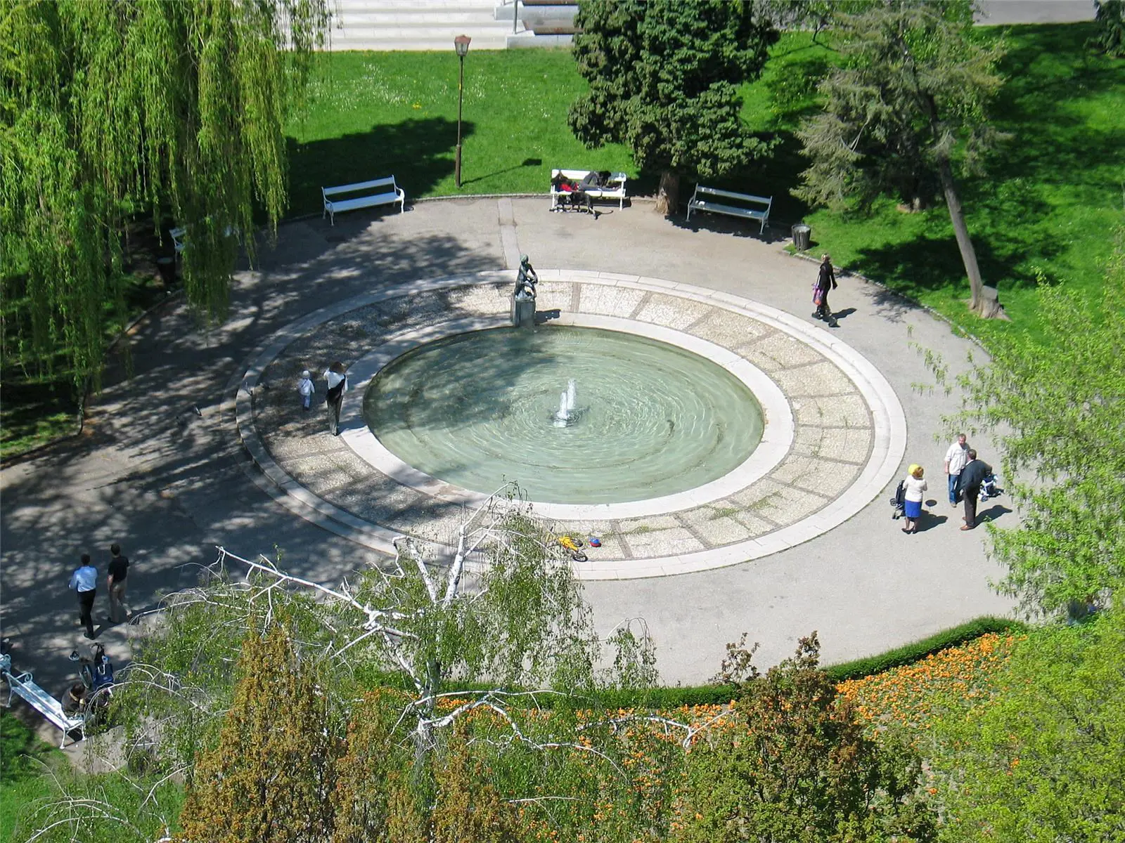 Park Na Slomskovem Trgu Slovenia Slovenija Maribor Pohorje Marko Petrej