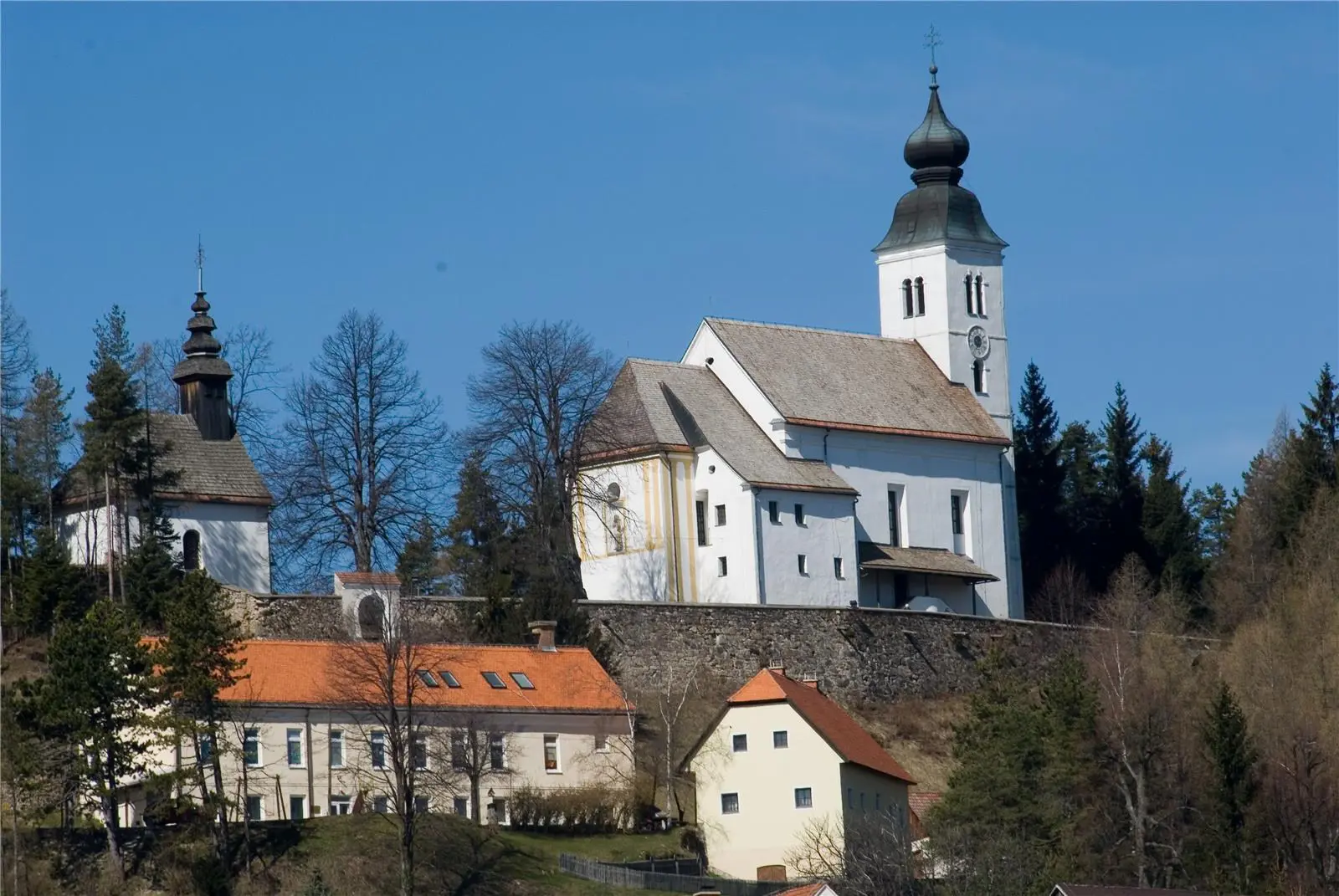 Cerkev Sv Ozbalta Sveti Duh Na Ostrem Vrhu Slovenia Slovenija Maribor Pohorje Bogdan Zelnik