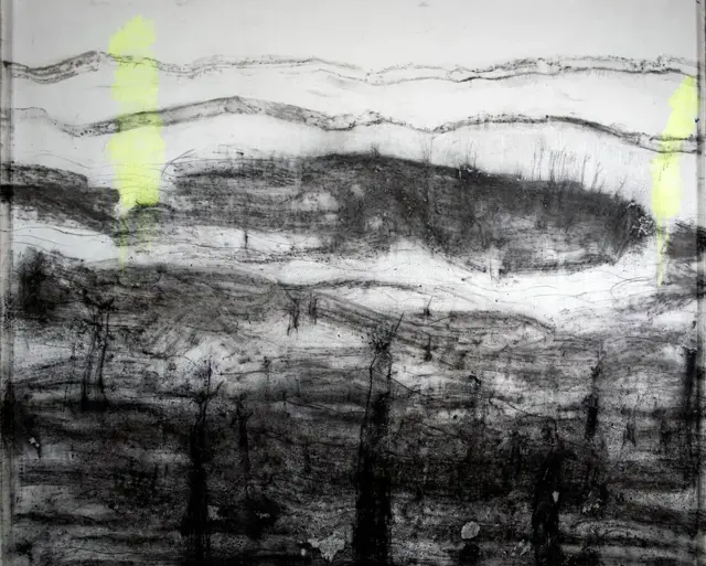 Herman Gvardjancic Slovenae 22 Kras 2022 Mesana Tehnika Na Platnu 170 X 218 Cm Z Dovoljenjem Umetnika