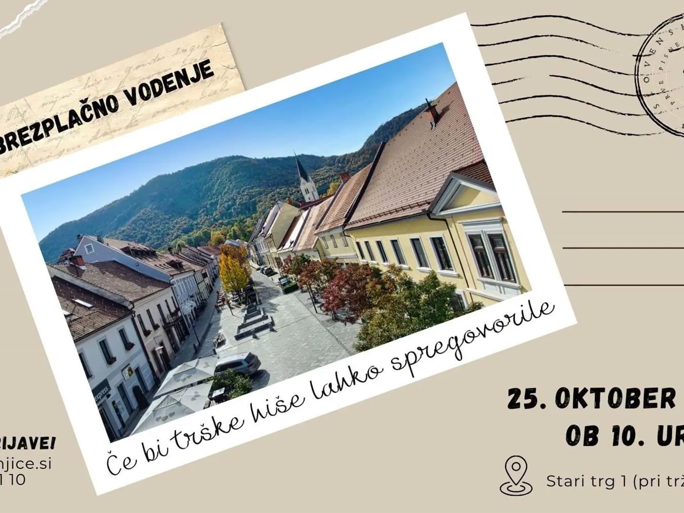 Brezplačno Vodenje Če Bi Trške Hiše Lahko Spregovorile 2026