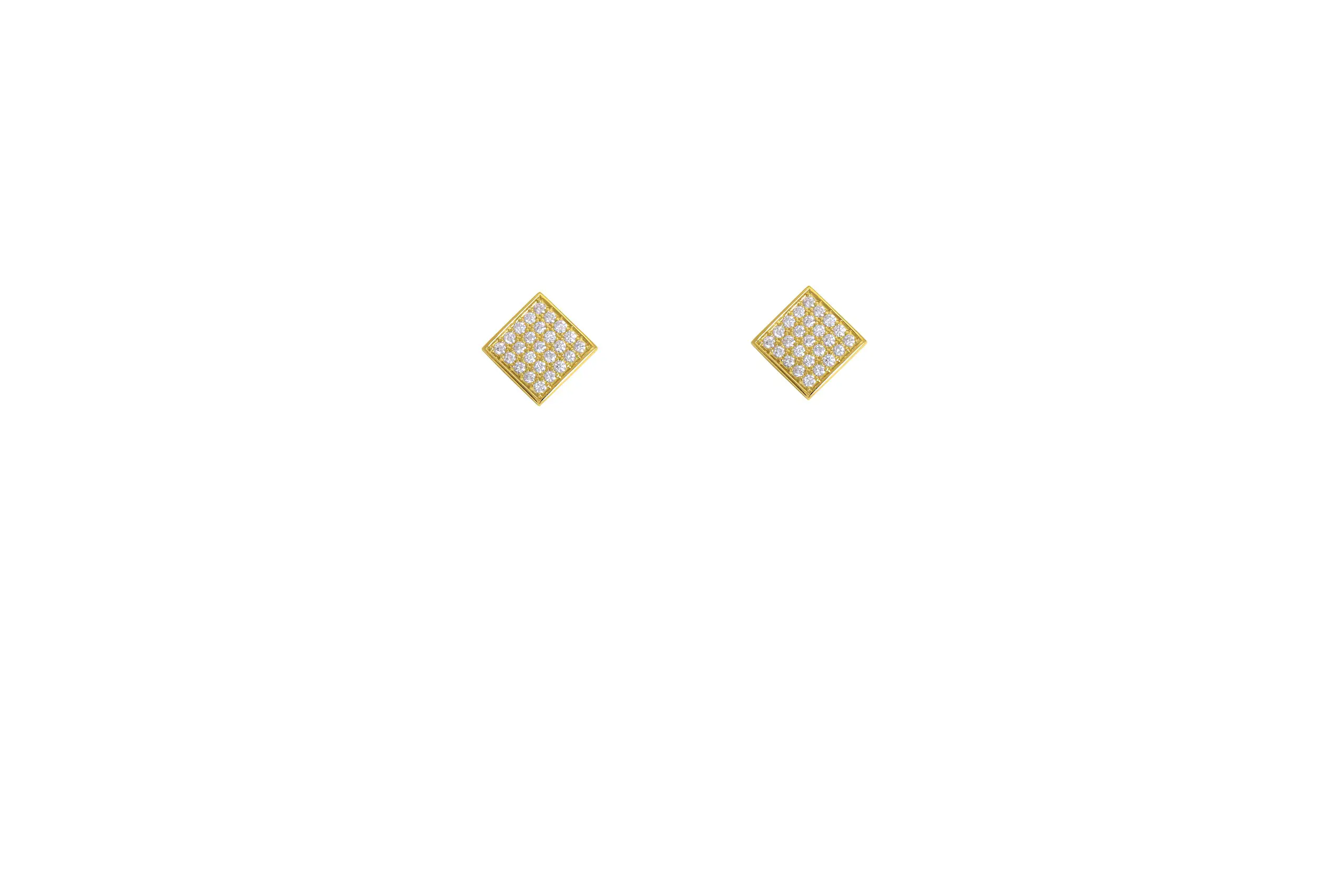 E2Rd Ginkgo Yelow Gold Diamonds Square